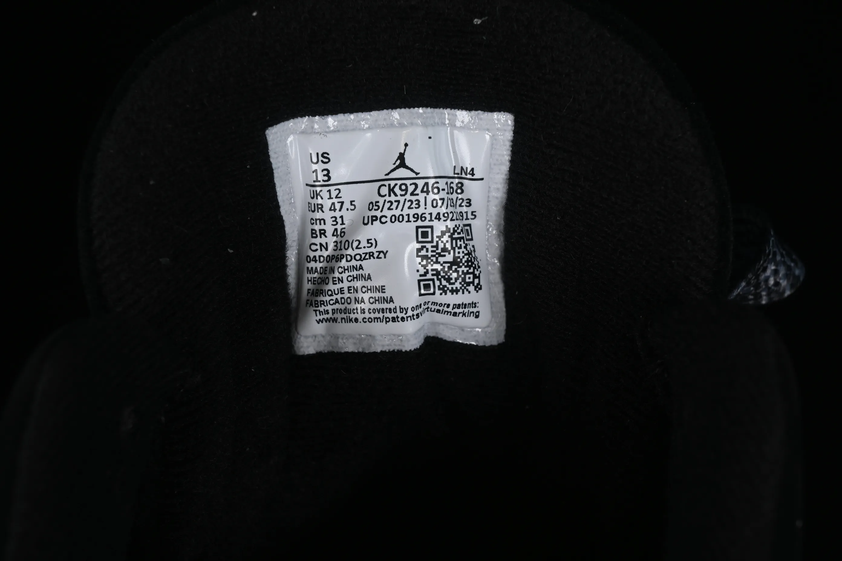 All categories Air Jordan Jordan series basketball shoes Air Jordan 3 LW version Air Jordan 3 Retro AJ3 Joe 3 Black Cat Explosion pattern CK9246-168
